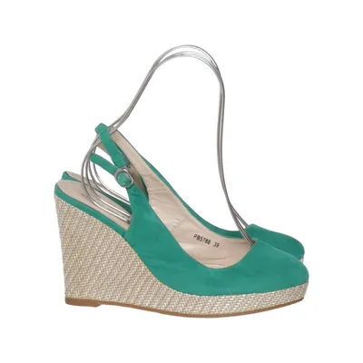 Chaussure compensées (Vert) de Super Mode