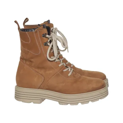 Laced boots (Brown) from DL Sport