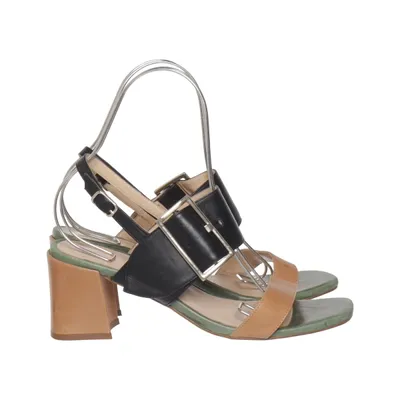 Sandales à talons hauts (Noir, Marron, Vert) de Pedro Miralles Cuir