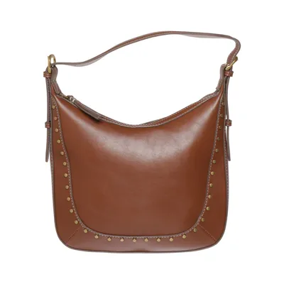 Schoudertas (Bruin) van Mango Polyester, Polyurethaan