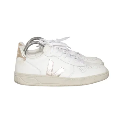 Baskets (Blanc, Or) de Veja Cuir