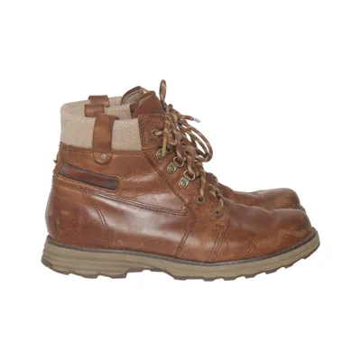 Bottes à lacets (Marron, Beige) de Caterpillar Cuir