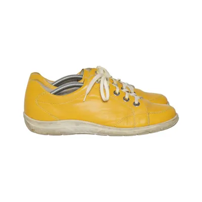 Sneakers (Geel) van Semler Leer