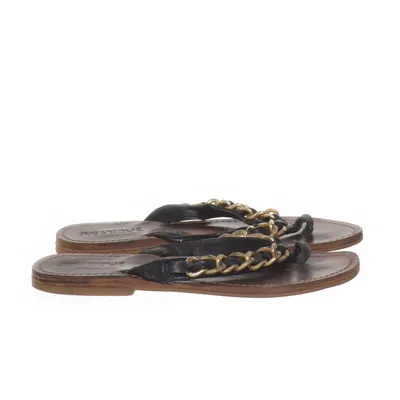 Flipflop (Brun, Svart, Guldfärgad) från Mystique