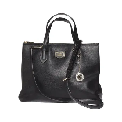 Handbag (Black) from DKNY Leather