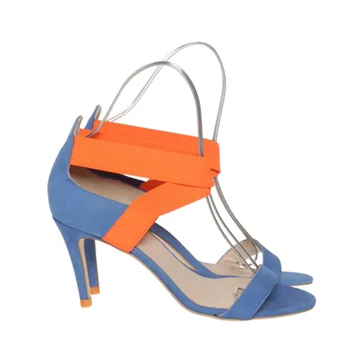 High heel sandals (Blue, Orange) from Mellow Yellow Leather