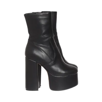 Heeled boots (Black) from Lamoda