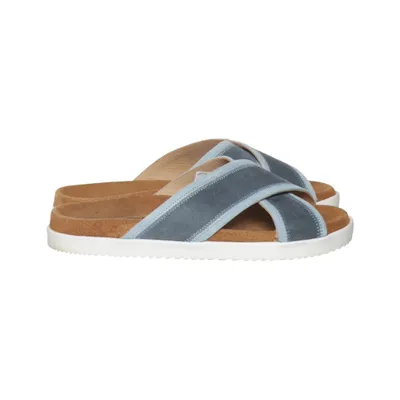 Slip-ins (Blue) from Haflinger Suede