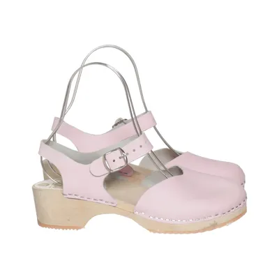 Clogs (Pink) from Moheda Leather