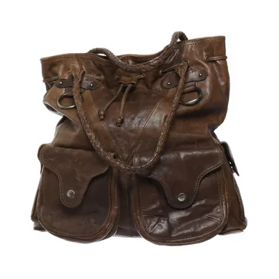 Handtas (Bruin) van Goosecraft Leer
