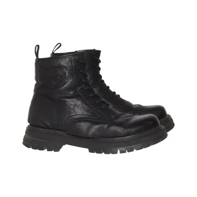 Laced boots (Black) from Respect Leather