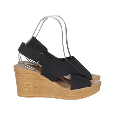 Chaussure compensées (Noir, Marron) de Privé Shoe Collection Cuir