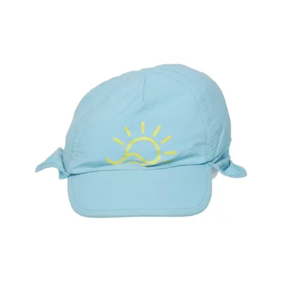 Chapeau anti-UV (Bleu, Jaune) de Decathlon Polyamide, Polyester