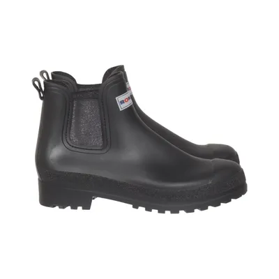 Low rubber boots (Black) from Romika Leather
