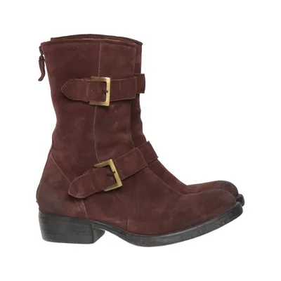 Laarzen (Bruin) van Crudeboot Company Leer