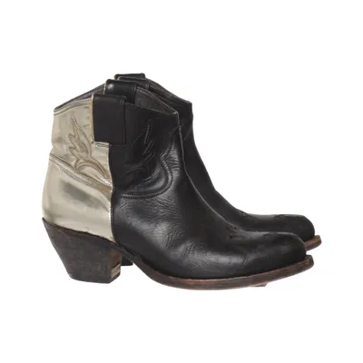 Stiefeletten (Schwarz, Gold) von Golden Goose Deluxe Brand Leder