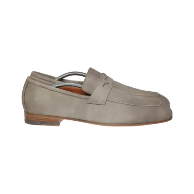 Loafers (Gray) from Santoni Leather