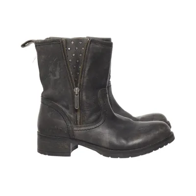 Ankle boots (Black) from Wrangler Leather