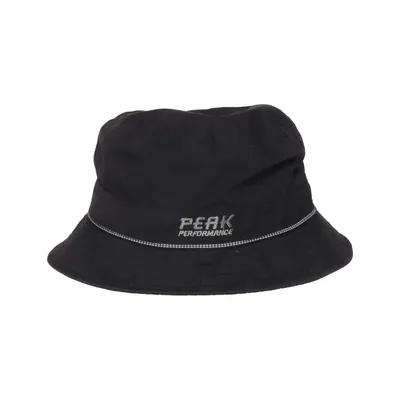 Bucket hat (Zwart) van Peak Performance Acryl, Katoen, Polyamide