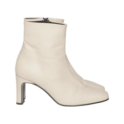 Heeled boots (Beige) from Agnes Cecilia Leather