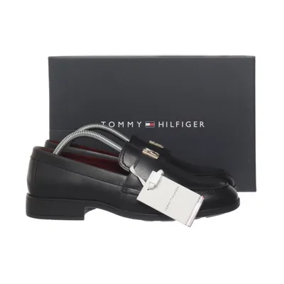 Loafers (Zwart) van Tommy Hilfiger Leer