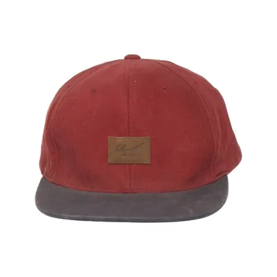 Casquette de baseball (Rouge, Gris) de Reell Coton, Polyuréthane