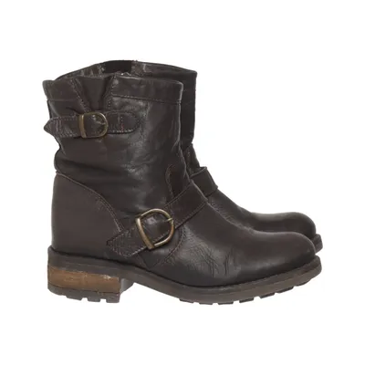 Ankle boots (Brown) from Sixmix