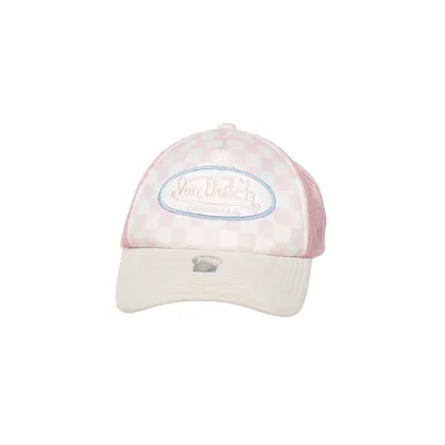 Casquette de camionneur (Rose, Blanc, Beige) de Von Dutch Polyester