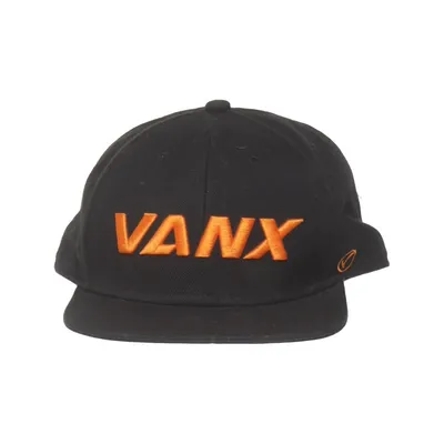 Baseball cap (Black, Orange) from Van Acrylic, Cotton, Wool