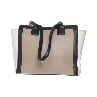 Handtasche (Schwarz, Beige, Weiß) von BPC Bonprix Collection