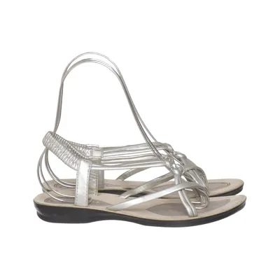 Sandals (Silver, Beige) from Bassano