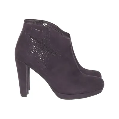 Heeled boots (Purple) from Tamaris Trend Leather