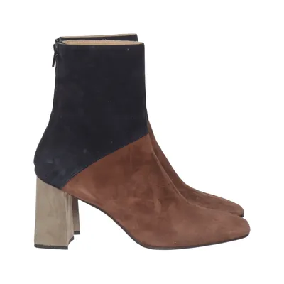 Heeled boots (Brown, Blue) from A Pair Leather