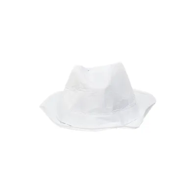 Fedora hoed (Wit) Katoen, Polyester