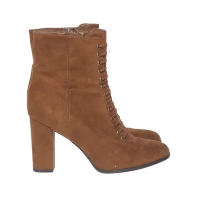 Bottes à talons (Marron) de Star Collection Cuir