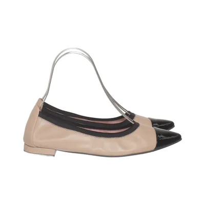 Ballerina's (Beige, Zwart) van Pretty Ballerinas Leer