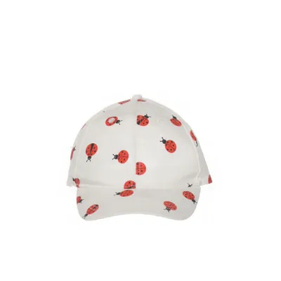 Baseballkeps (Vit, Röd, Svart) från Minimarket Bomull