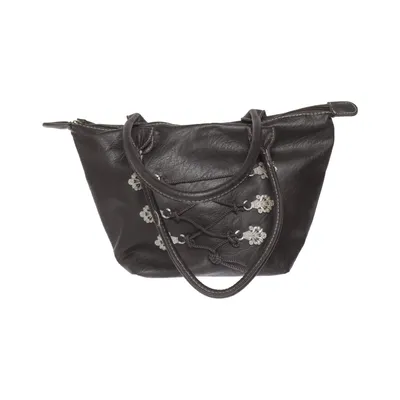 Handbag (Gray) from Alpenzauber Polyester, Polyurethane