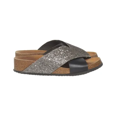 Slip-ins (Zwart, Zilver) van Leomil Leer