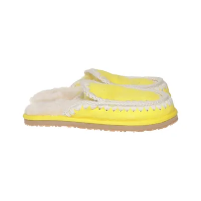 Chaussons (Jaune, Beige) de Mou Cuir