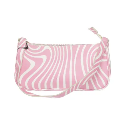 Axelremsväska (Rosa, Vit) från Pimkie Polyester