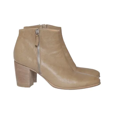 Heeled boots (Beige) from Laura Bellariva Leather
