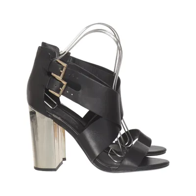 High heel sandals (Black) from Office Leather