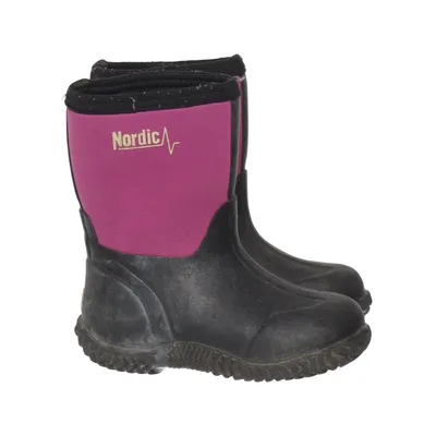 Regenlaarzen (Zwart, Roze) van Nordic