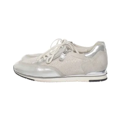Sneakers (Wit, Zilver, Beige) van Gabor Leer