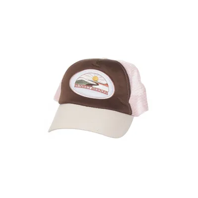 Truckerkeps (Rosa, Brun, Beige)