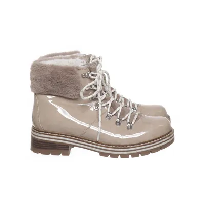 Laced boots (Beige) from Landrover Polyester