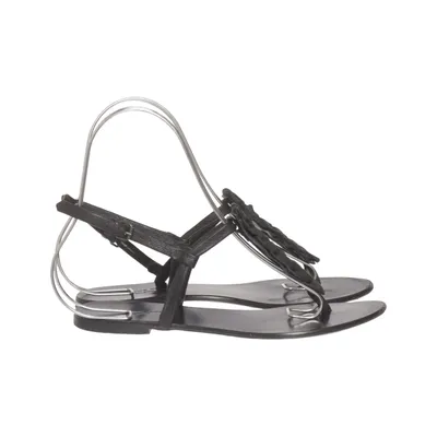 Sandals (Black) from Yvonne Koné Leather