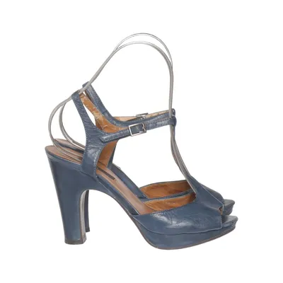 Sandales à talons hauts (Bleu) de Cinti Cuir