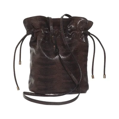 Skuldertaske (Brun) fra Mango Polyester, Polyurethan